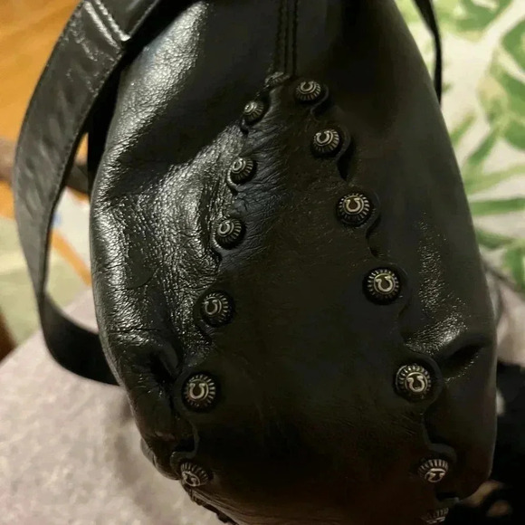 Ferragamo leather bag black luxury soft weaved - Picture 9 of 15